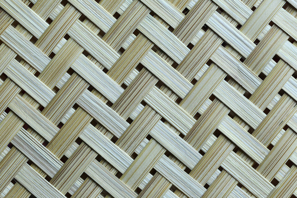 Textura de fondo de cesta de tejido de bambú
. - Foto, Imagen
