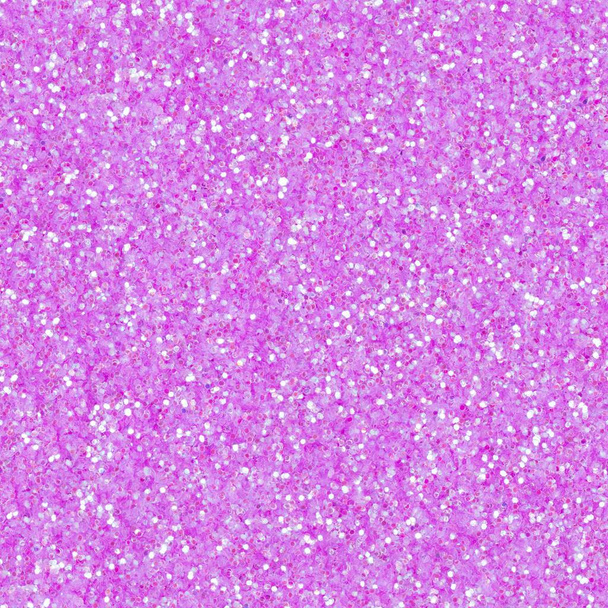 Pink glitter, sparkle confetti texture. Christmas abstract background, seamless pattern. - Photo, Image