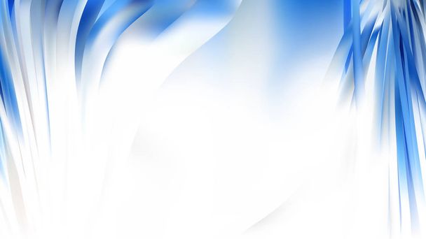 abstracte blauwe en witte achtergrond - Vector, afbeelding