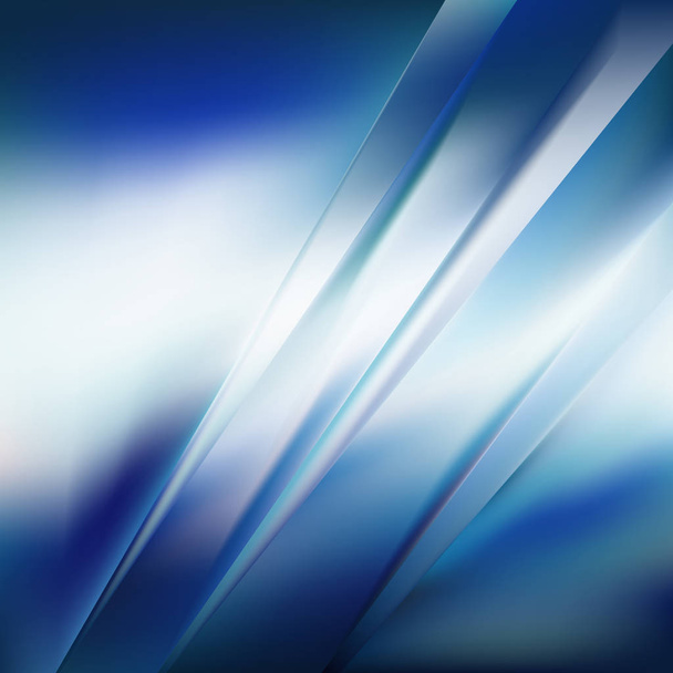 fondo abstracto azul y blanco - Vector, imagen