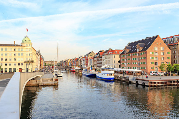 Copenhagen, Denmark. Nyhavn (New Harbor) - the port of the XVII  - Foto, Imagem
