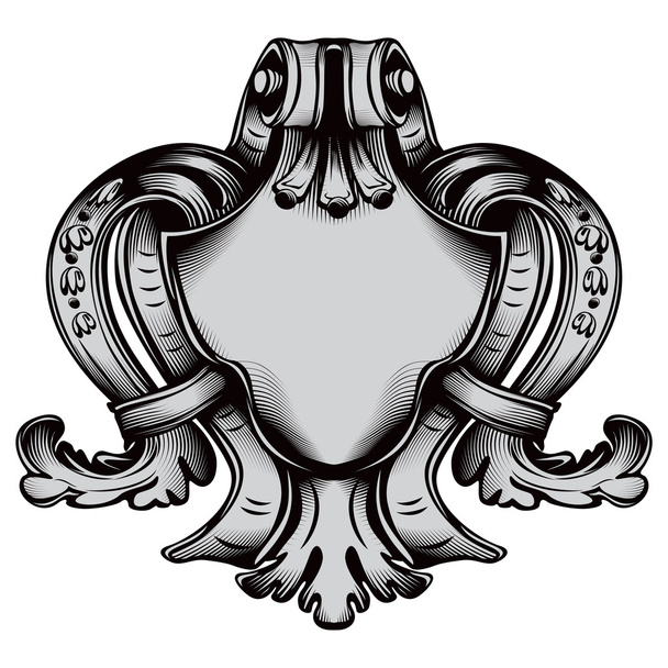 emblema antiguo - Vector, imagen