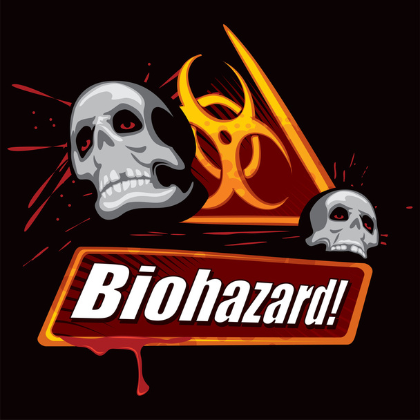 Symbol Biohazard - Vektor, obrázek