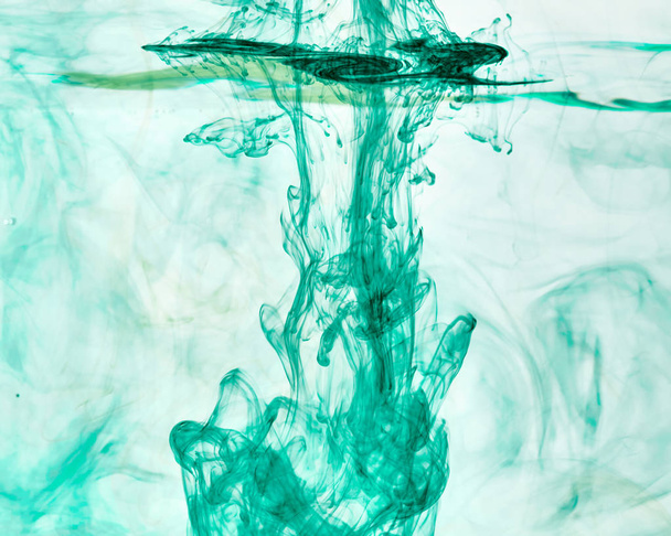 The colorful ink into the water while in motion,  Abstract, back - Fotografie, Obrázek
