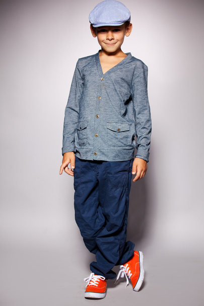 Boy fashion portrait - Φωτογραφία, εικόνα