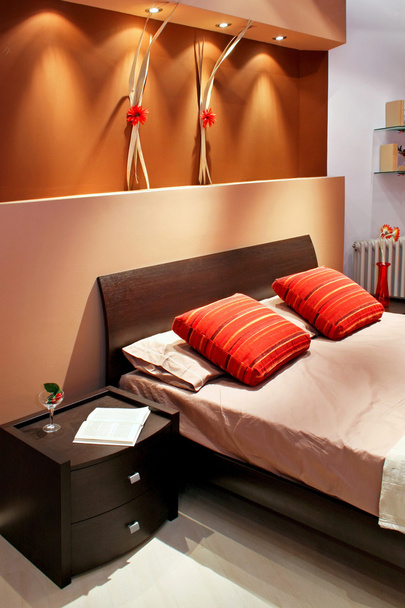 Brown bed - Photo, Image