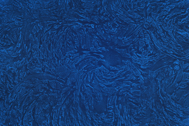 Wall painted with blue paint - Zdjęcie, obraz