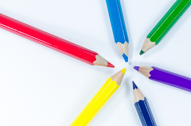 kleur potloden kleurpotlood - Foto, afbeelding