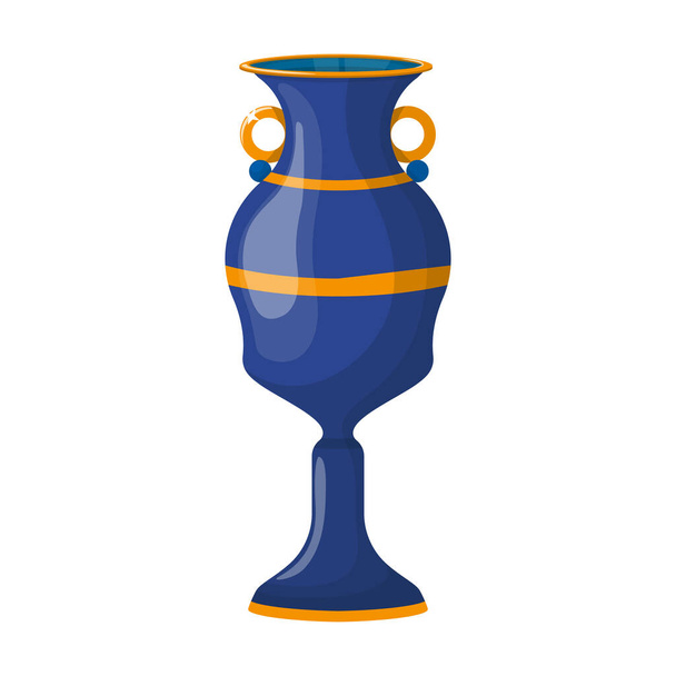 Flower vase vector icon.Cartoon vector icon isolated on white background flower vase . - Vektor, Bild