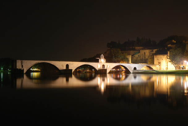 Avignon at night, France - Fotoğraf, Görsel