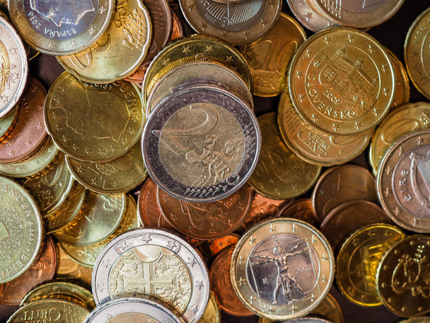 Монеты евро, Европейский союз
 - Фото, изображение