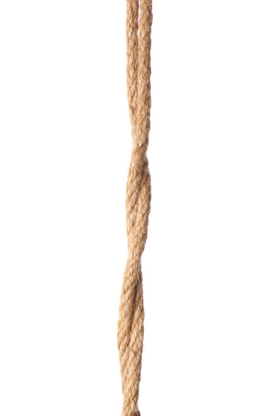 Clean ropes on white background - Photo, Image