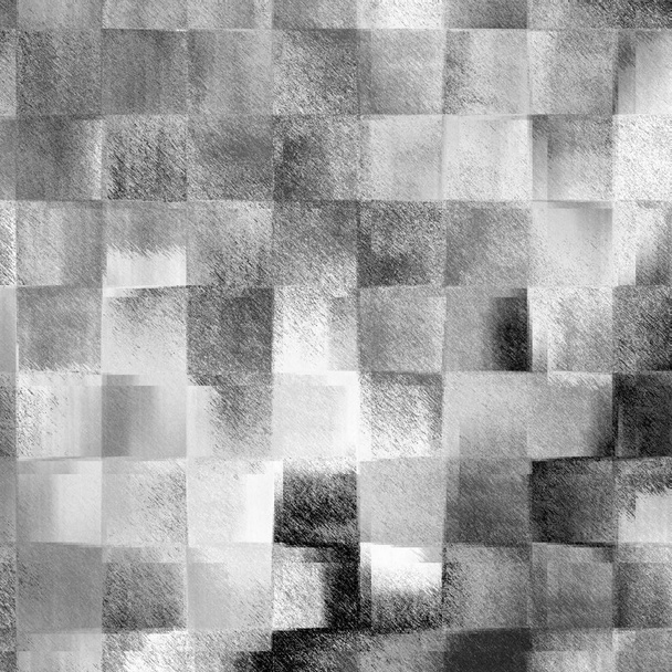 Checkered grunge barwione tło w kolorze czarnym, białym, szarym - Zdjęcie, obraz