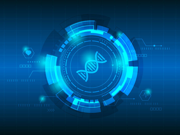 dna abstract technology background - Vector, Image