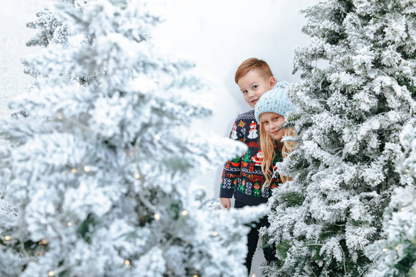 Christmas holiday through the eyes of children - Фото, изображение