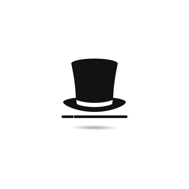 Концепція логотипу магічної шапки, векторна ілюстрація
 - Вектор, зображення