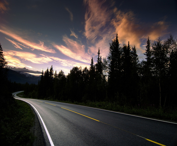 Norvégia közúti - Fotó, kép