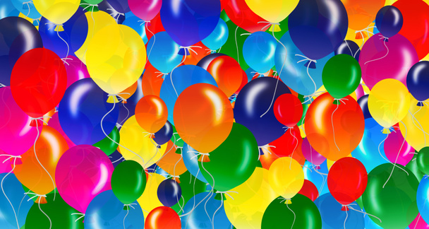 Gekleurde ballonnen als achtergrond - Foto, afbeelding