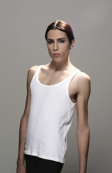 Androgynous man - Foto, afbeelding