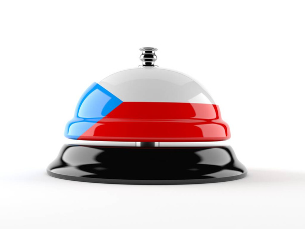 Готельний дзвінок з чеським прапором
 - Фото, зображення