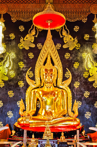 Złotego Buddy w Tajlandii świątyni, Prowincja loei, ogólności w Chin - Zdjęcie, obraz