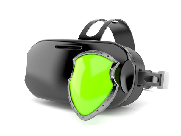 Headset VR com protetor
 - Foto, Imagem