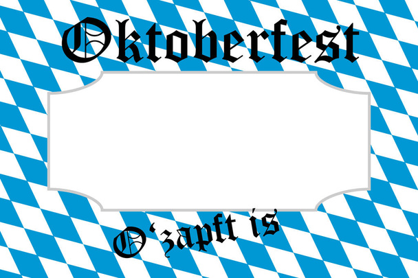 Oktoberfest su sfondo bianco con spazio di copia
 - Foto, immagini