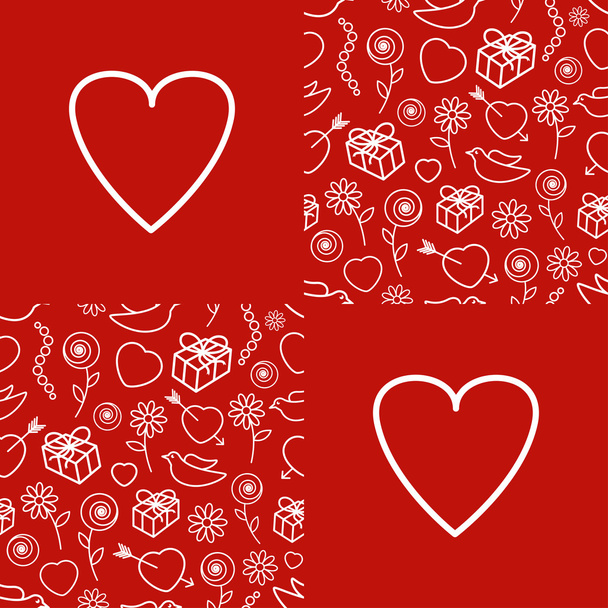 Valentine's Day Background - Vector, Image