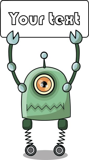Cartoon robot - Vector, afbeelding