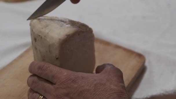 Традиційний сардинський сир з хробаками. Casu Marzu, сардинський сир з личинками Piophila Casei. Заборона і незаконність. - Кадри, відео