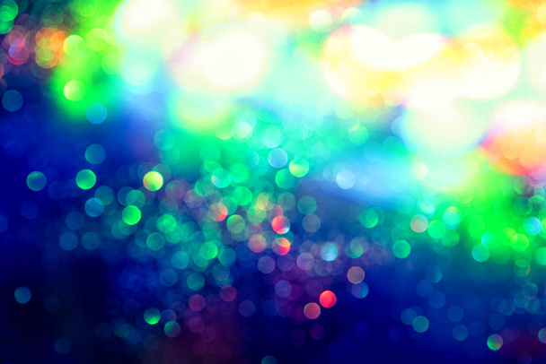 glitter bokeh lighting effect Colorfull Blurred abstract backgro - Foto, afbeelding