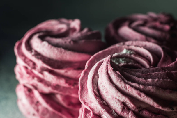 arándanos bayas sabores rosa malvaviscos caseros
 - Foto, imagen
