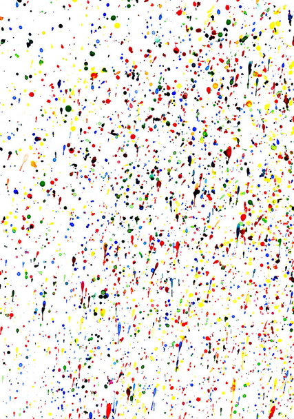 Абстрактные многоцветные всплески акварельной краски
 - Фото, изображение