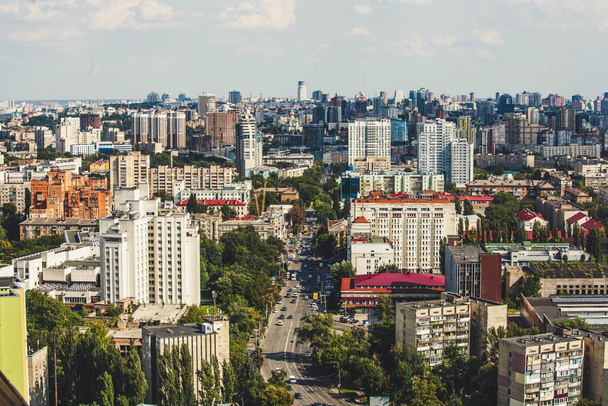 Kilátás Kijev egy madár repülés - Fotó, kép