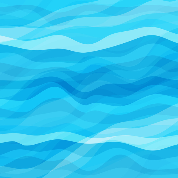 abstrait fond bleu ondulé - Vecteur, image