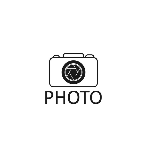 Vector illustration photography icon logo design - Vector, Image