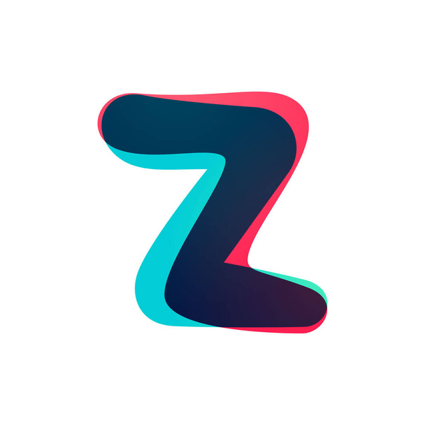 Перекриття градієнтної літери Z логотип
. - Вектор, зображення