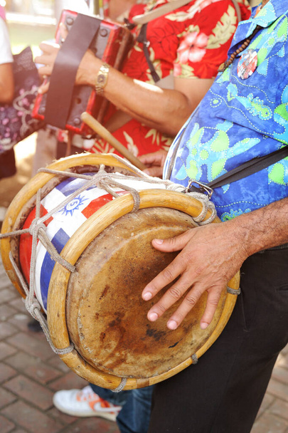 Straßenmusiker in der Dominikanischen Republik. Santo Domingo - Foto, Bild