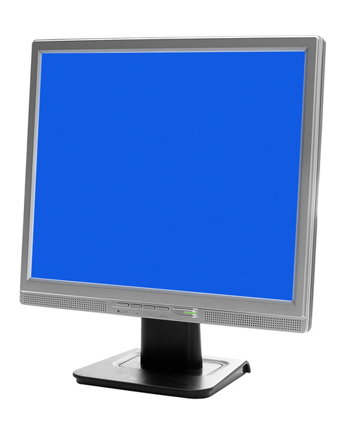 monitor izolované na bílém - Fotografie, Obrázek