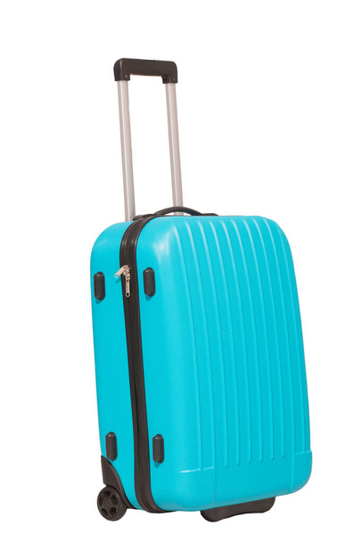Suitcase isolated on white background. - Фото, изображение
