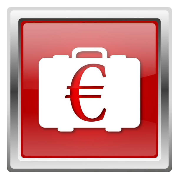 Euro çanta simgesi - Fotoğraf, Görsel