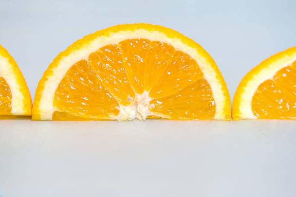 fresh sweet orange on white background  - Φωτογραφία, εικόνα
