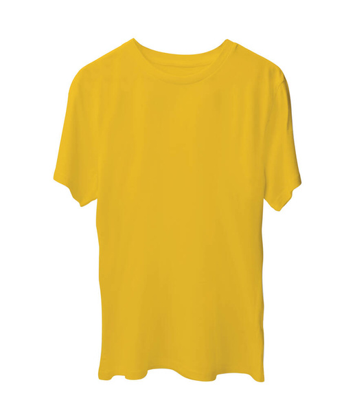 Avec ces chemises à manches courtes Mock Up In Freesia couleur jaune, vous pouvez ajouter votre logo graphique et le design comme un pro de la conception graphique
 - Photo, image