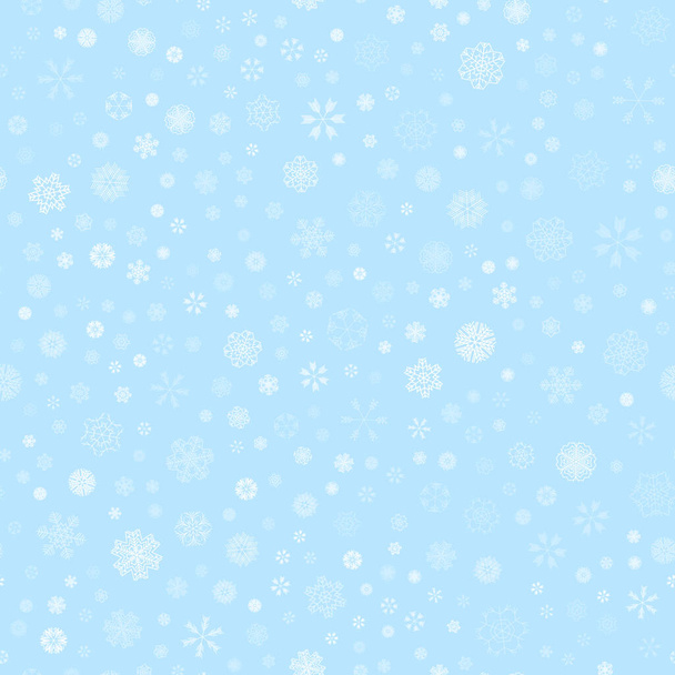 vector invierno nieve luz patrón sin costuras - Vector, imagen