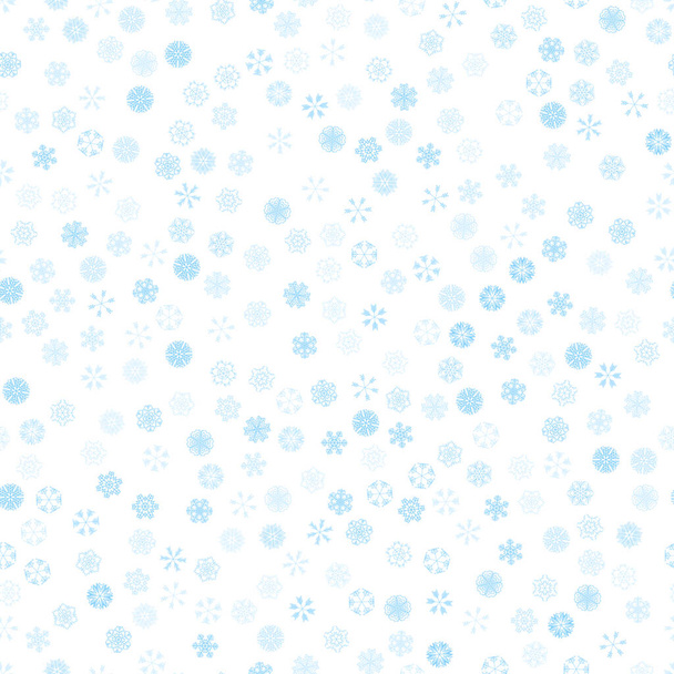 wektor zima śnieg lekki bezszwowy wzór - Wektor, obraz