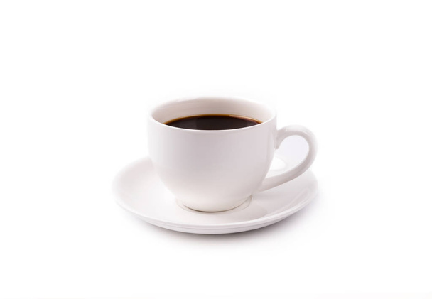 φλυτζάνι καφέ απομονωμένο σε λευκό φόντο. - Φωτογραφία, εικόνα