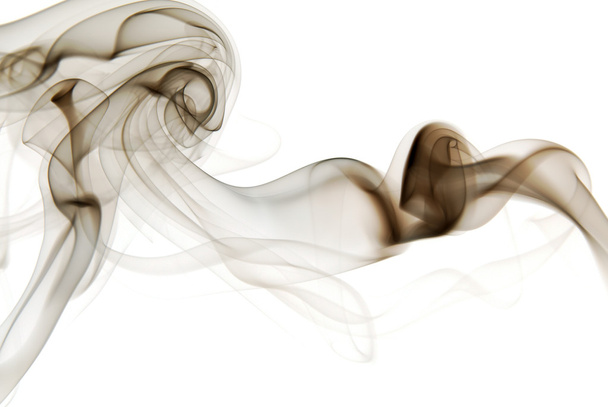 Smoke isolated on white background - Foto, afbeelding