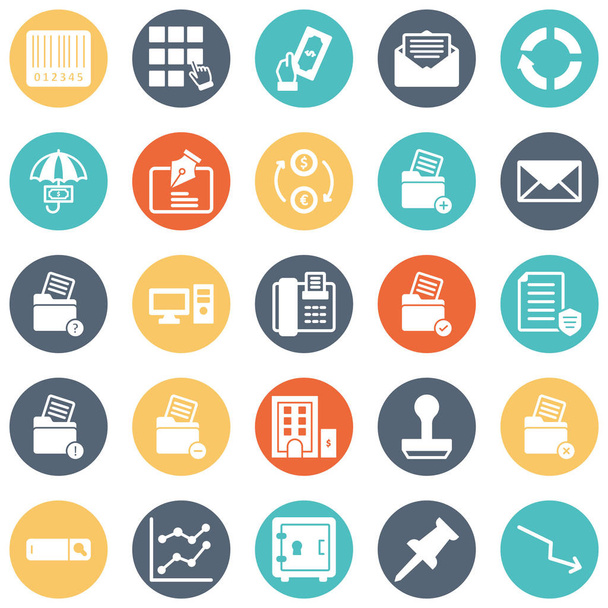 We are up with trade icon Vector. These trade icons pack is intended to make you ready to get your business site, application iconic. These are pertinent to business, official hardware, and trade. - Вектор,изображение