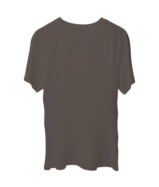 With these Short Sleeve Shirts Mock Up In Rocky Granite Color you can add your graphic logo and design like a graphic design pro - Foto, Imagem