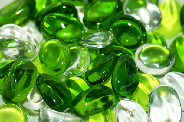 Glass stones macro - Foto, Bild